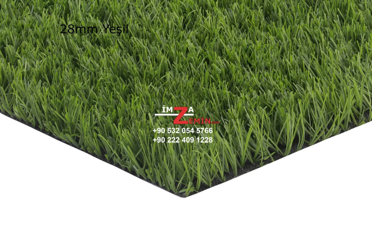 28mm Yeşil Çim Halı