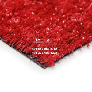 Kırmızı Çim Halı 7mm