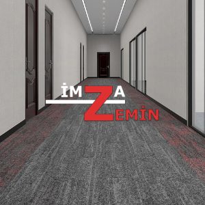 Alternative view of Renkli Karo Ofis Halısı California Karo Halı