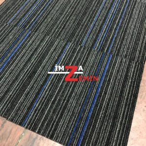 Alternative view of Düz Çizgili Karo Ofis Halısı ColorLines Karo Halı
