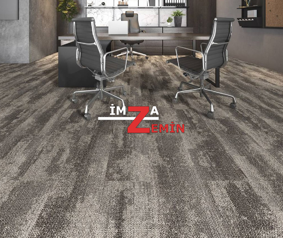 Saxony Karo Halı Karışık Renkli Karo Ofis Halısı - Görsel 7