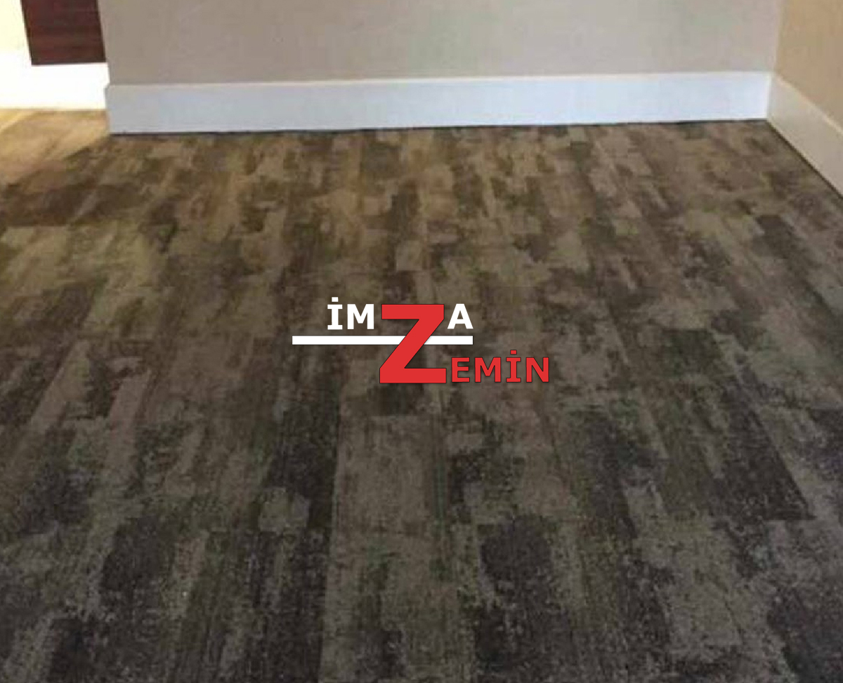 Saxony Karo Halı Karışık Renkli Karo Ofis Halısı - Görsel 3