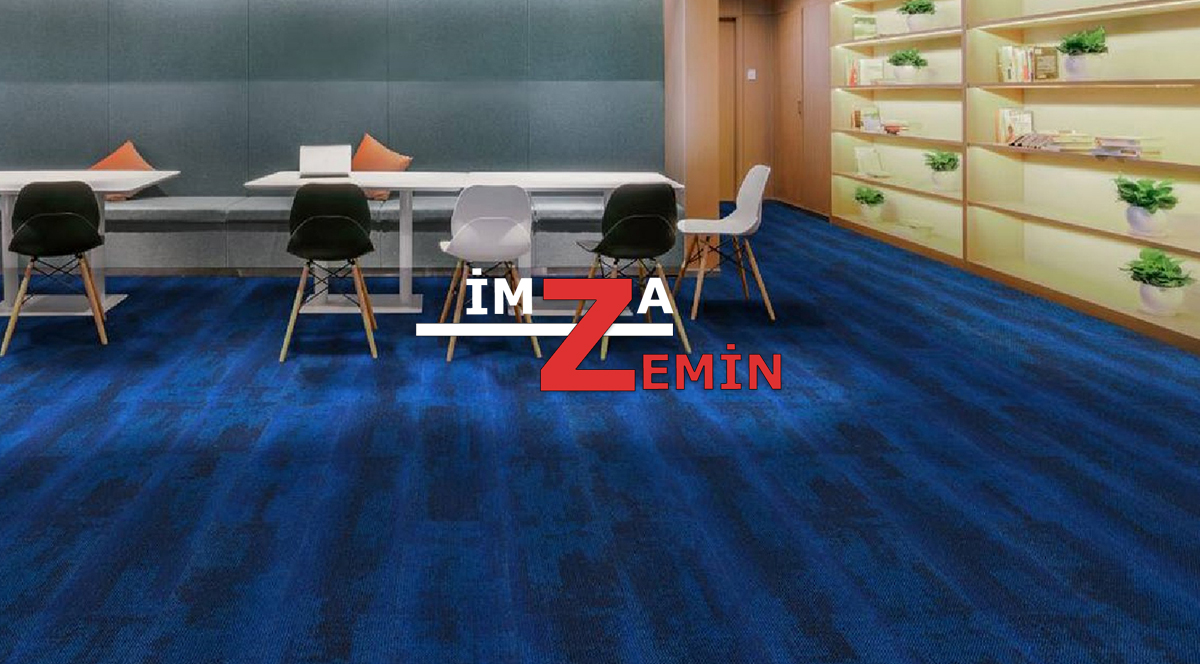 Saxony Karo Halı Karışık Renkli Karo Ofis Halısı - Görsel 14