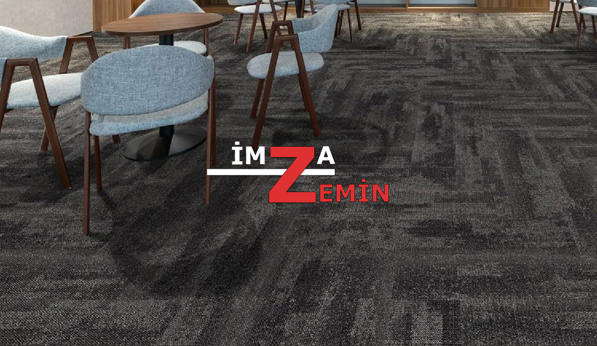 Saxony Karo Halı Karışık Renkli Karo Ofis Halısı - Görsel 11