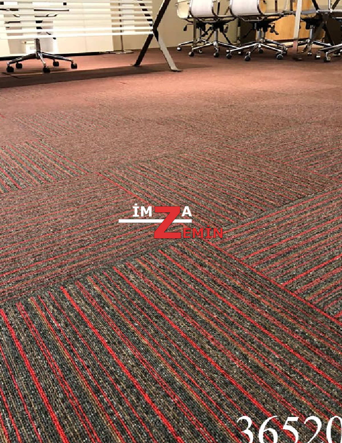 Tek Renk Karo Ofis Otel Halısı Siena Karo Halı - Görsel 4