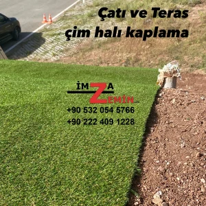 Çatı ve Teras Çim Halı Kaplama